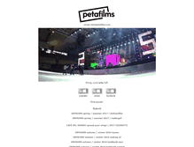 Tablet Screenshot of petafilms.com